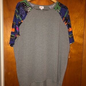 New Lularoe Halloween witches brooms Irma shirt M